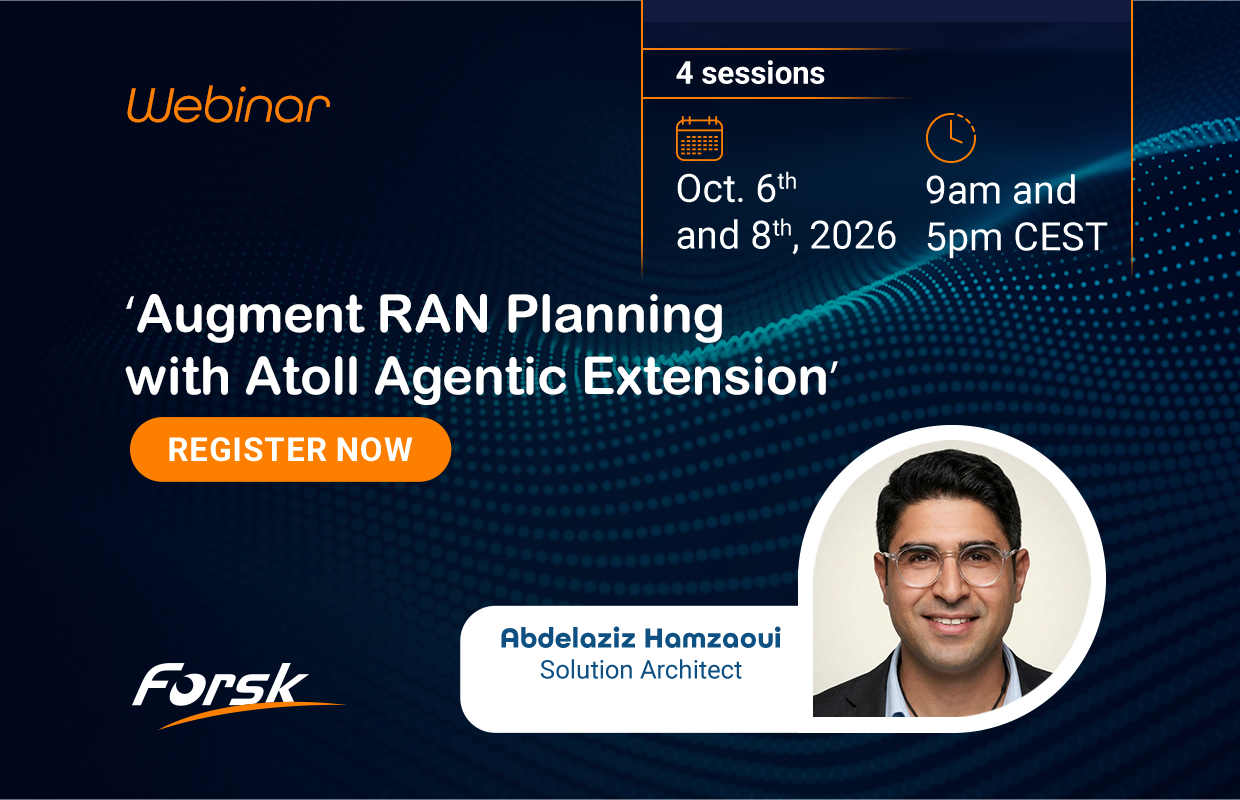 Webinar 'Augment RAN Planning with Atoll Agentic Extension'