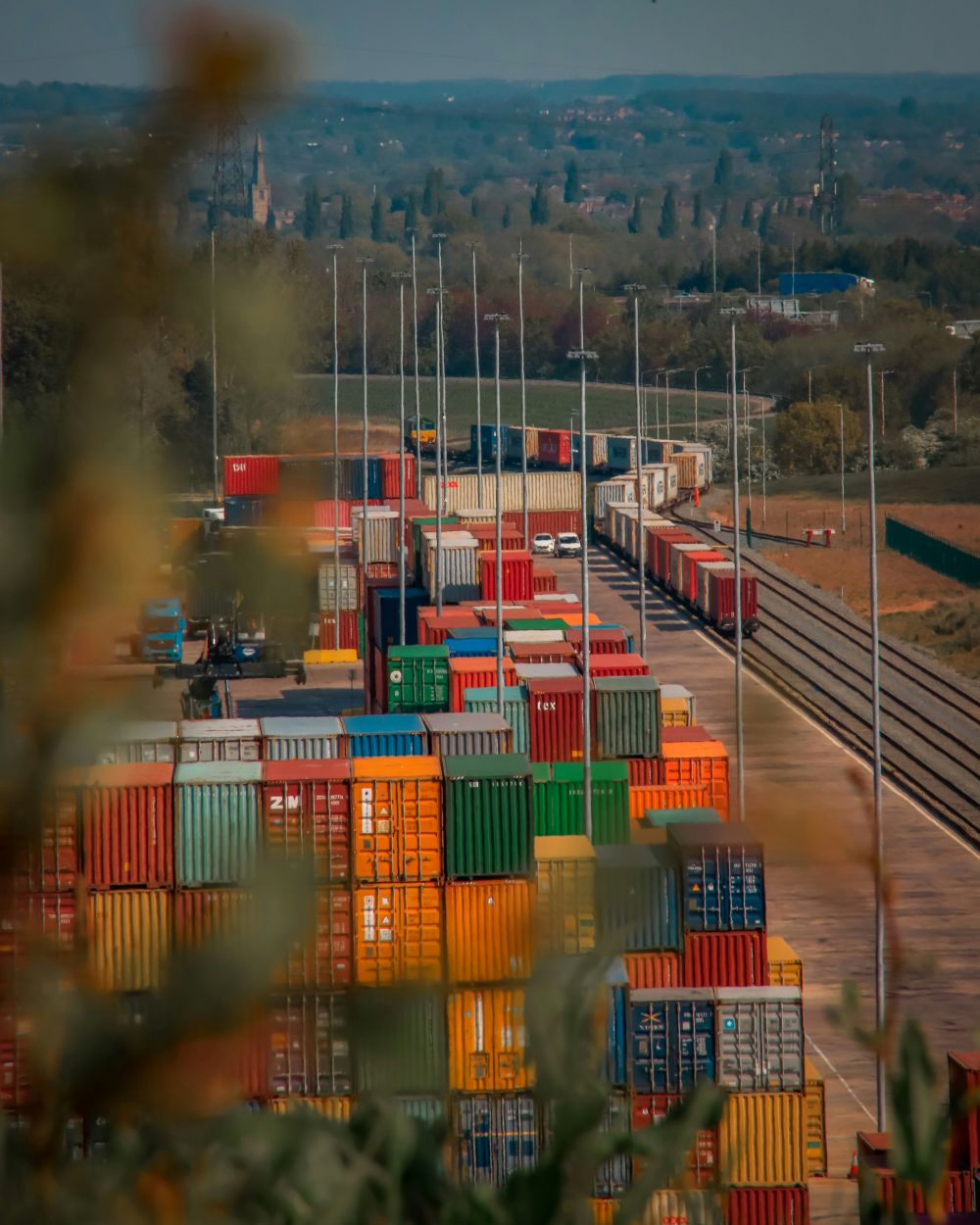 logistics transport park 5G communications network