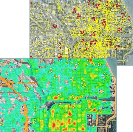 UE/cell/MDT traces can be used to enhance pathloss calculations and prediction plots.