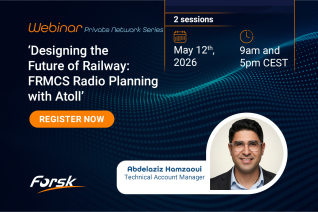 Webinar 'Designing the Future of Railway: FRMCS Radio Planning with Atoll'
