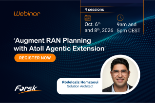 Webinar 'Augment RAN planning with Atoll Agentic Extension'